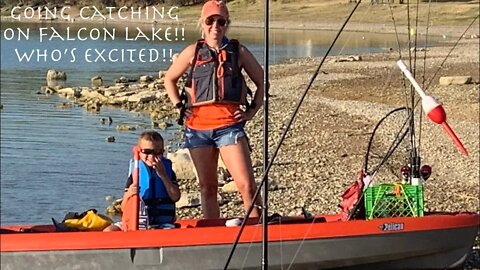 Kids FIRST Catfish Kayak Fishing on FALCON LAKE!
