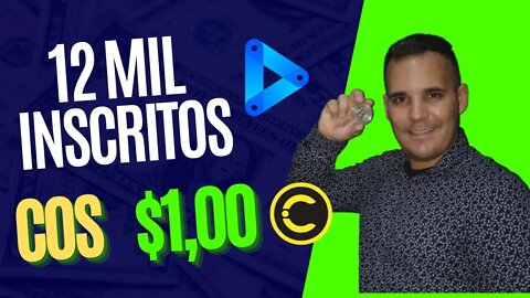 #12 MIL IINSCRITO NA COS.TV #COS $1.00 #EU ACREDITO