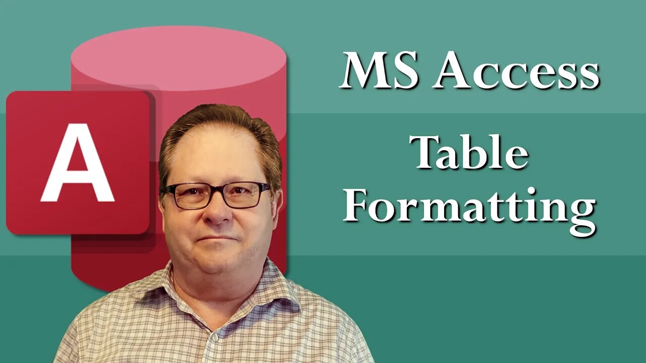 MS Access: Format Datasheets Like Excel Spreadsheets