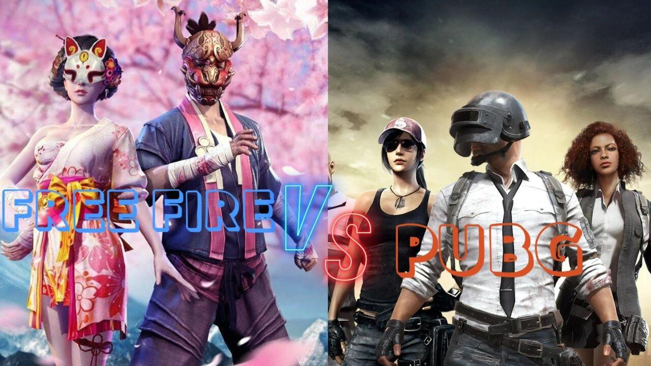 Free fire vs pubg lovers