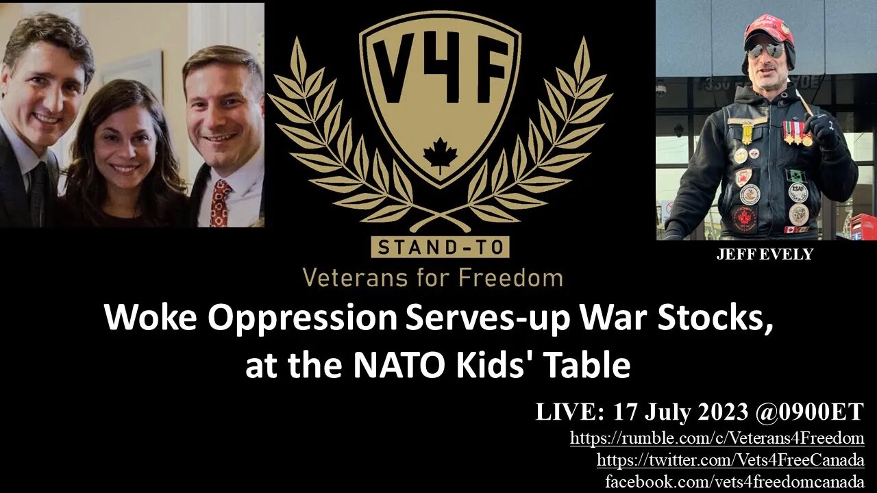 Woke Oppression Serves-up War Stocks, at the NATO Kids' Table