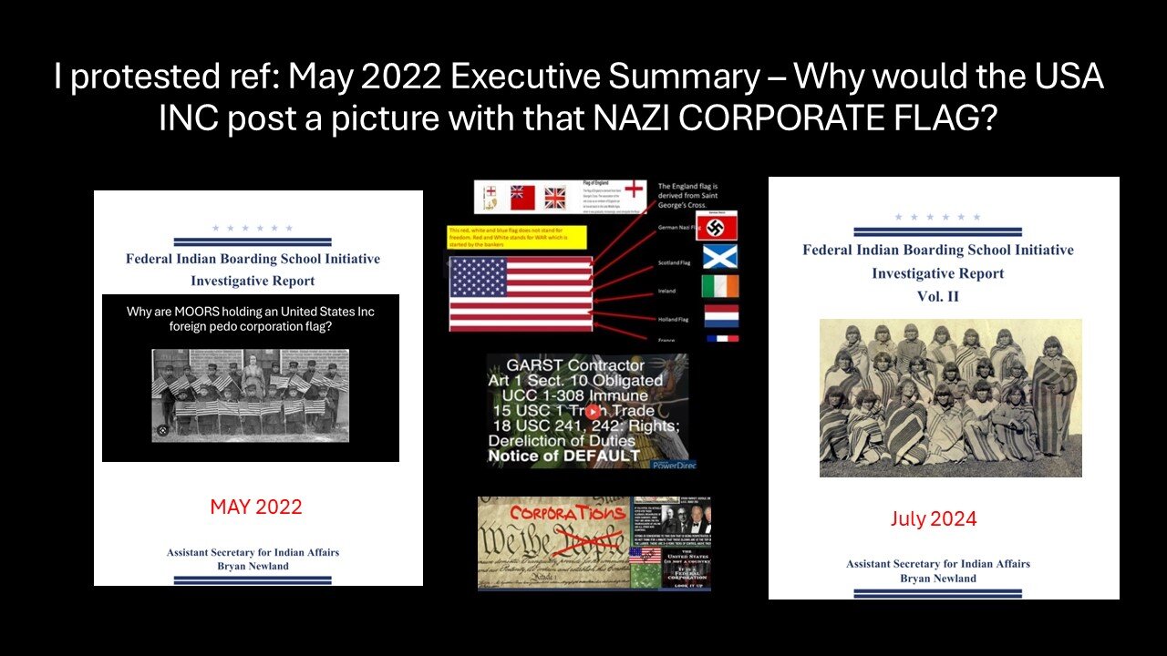 Draft: The Key to understanding the USA INC's Crimes is to look at their Flag & THE USA INC R/SCHOOL