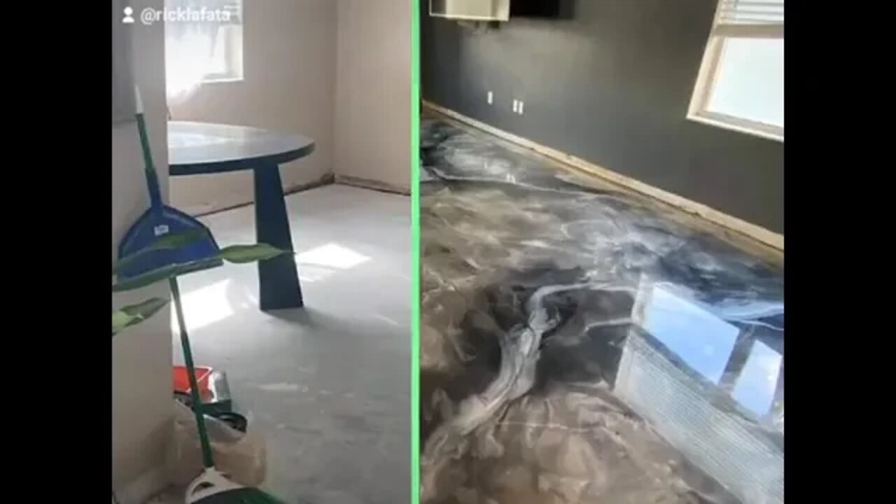 Metallic Epoxy Flooring is 🔥 #shorts #metallicepoxy #epoxy