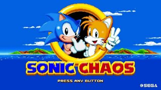Sonic Chaos - Master System (Stage 05-Aqua Planet Zone)