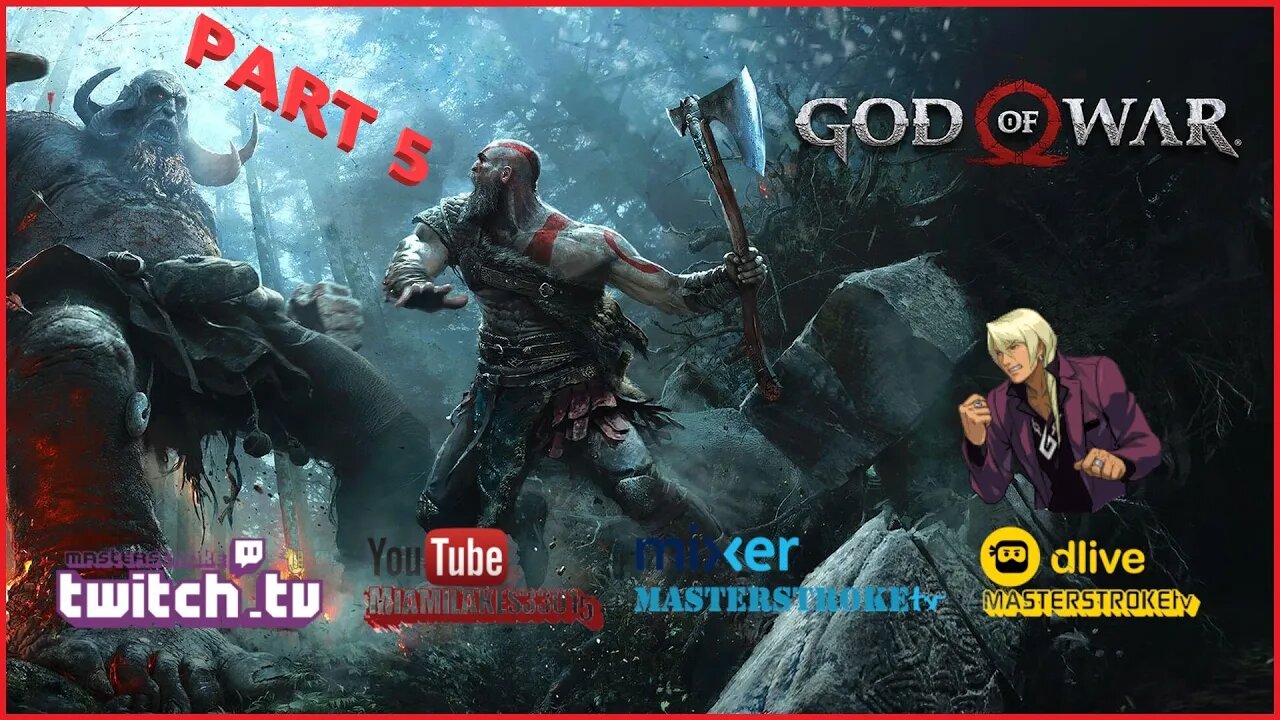 MASTERSTROKEtv Let's Play God of War - Part 5 #Gaming #Streaming #Letsplay #Subscribe