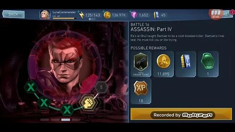 Power Girl destroys Hard mode "Chap 8 battle 13 Assassin"