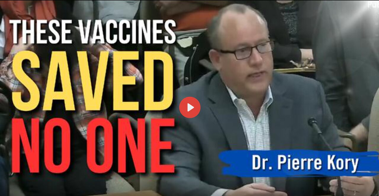 THESE VACCINES SAVED NO ONE!” DR PIERRE KORY UNLOADS THE TRUTH ON THE WISCONSIN STATE LEGISLATURE