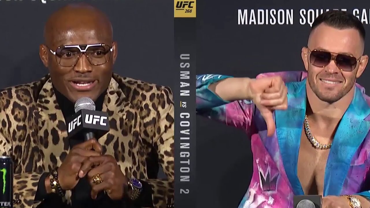 Colby Covington Vs Kamaru Usman UFC 268: Pre-Fight Press Conference