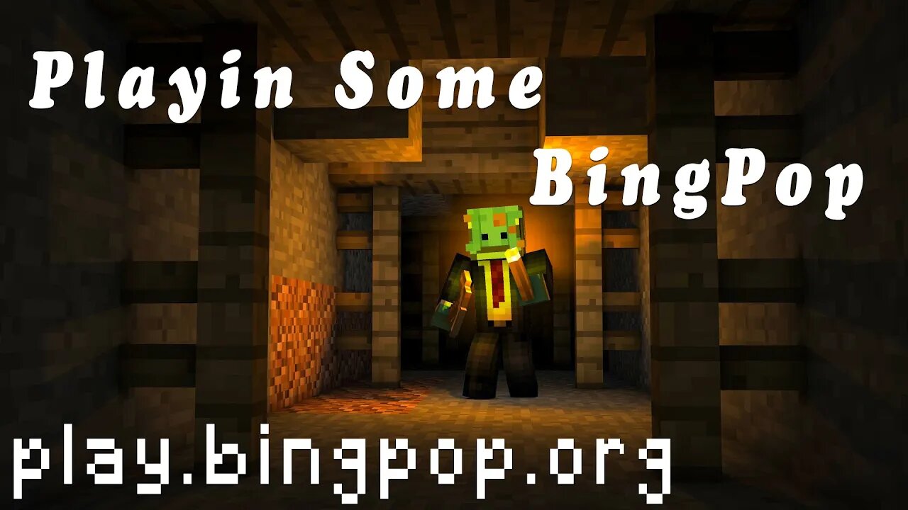 Playing BingPop with friends.
