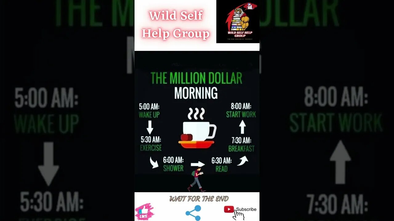 🔥Million dollar morning routine🔥#shorts🔥#wildselfhelpgroup🔥21 April 2022🔥