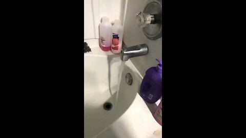 Someone is excited for bath time