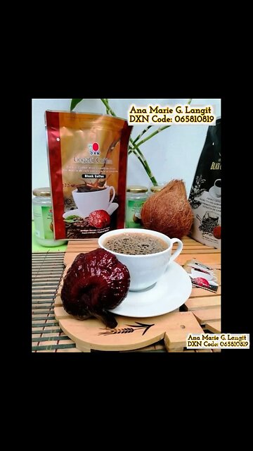 DXN Lingzhi BLACK Coffee With Ganoderma - Best Healthy Coffee in the World