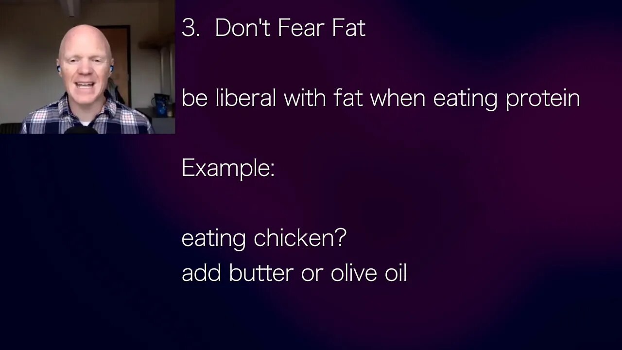 Ben Bikman 4 of 6: Don't fear fat!! Fat helps you digest protein