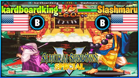 Samurai Shodown V Special (kardboardking Vs. Slashmaru) [U.S.A Vs. U.S.A]