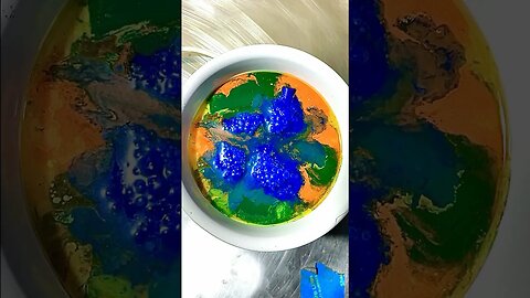 Melting crayon pieces Timelapse