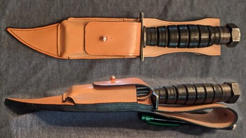 Making a Traditional Leather Knife Sheath