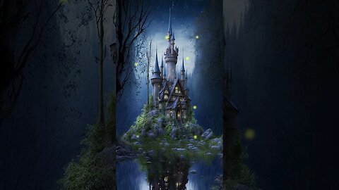 Fantasy castle #forest #jungle #fairytales #night #firefly #summer #shorts