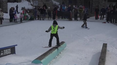 Tamarack hosts the West Mountain Showdown Rail Jam