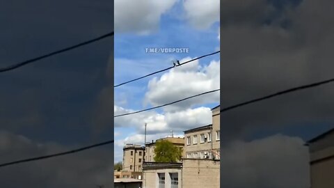 🇷🇺 Russian Su-25 In The Sky Over Gorlovka