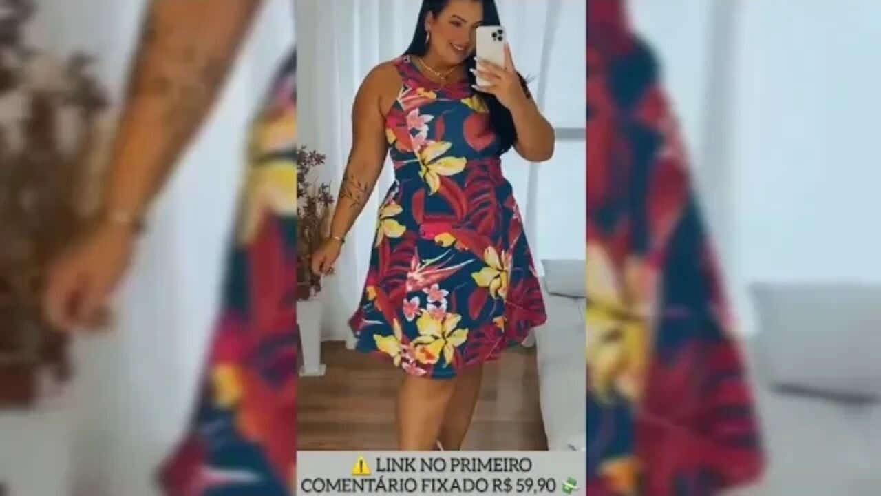 🛑 VESTIDO PLUS SIZE VISCOLYCRA REGATA 46 AO 54 MODA FEMININA