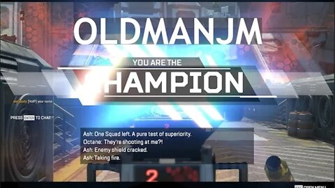 OldManJM wins again 901 kills getting closer to 1000 #apex #apexlegends #OldManJM #Caustic