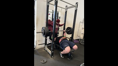 Bench PR 455lbs x 3 reps