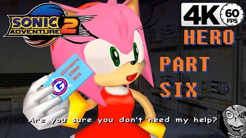 (PART 06) Sonic Adventure 2 4k [Stage 04: Metal Harbor] Hero Storyline