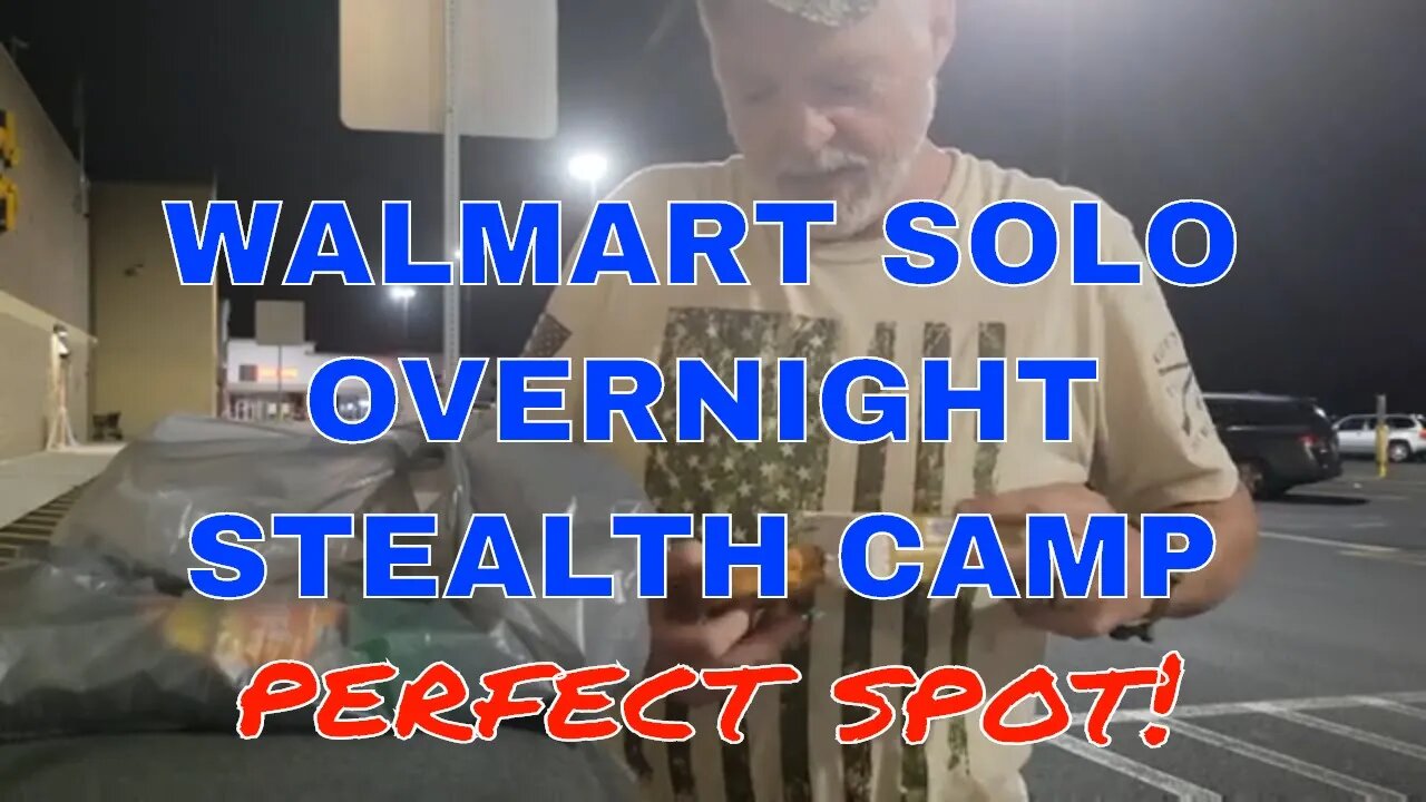 Walmart Stealth Camp Overnight - Hammock Stealth Camping - Stealth Camping Alliance