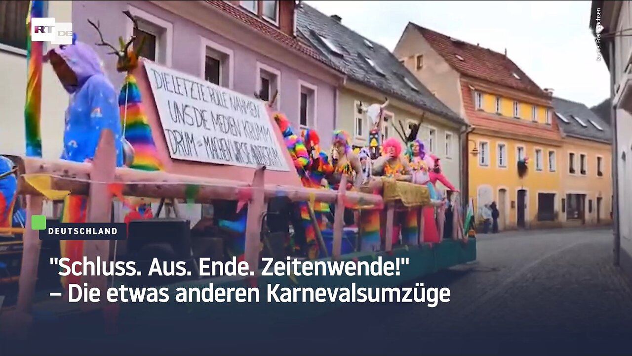 "Schluss. Aus. Ende. Zeitenwende!" – Die etwas anderen Karnevalsumzüge