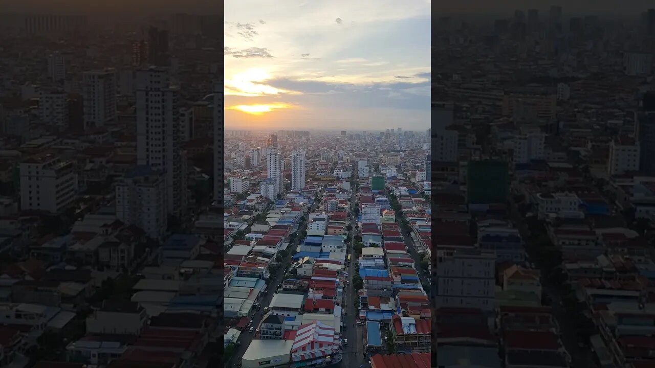 Cambodia Is An Incredible Value | My Rooftop Phnom Penh Cambodia 🇰🇭 #shorts #cambodia #phnompenh