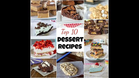 10 different dessert recipes