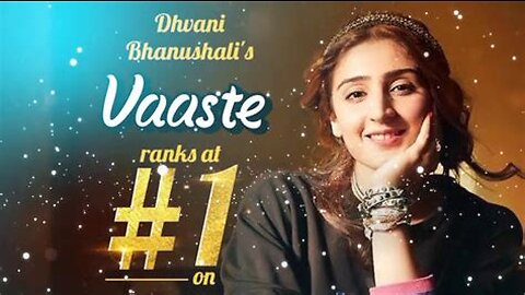 VAASTE Song:Dhvani Bhanushali|| Tanishk Bagchi | Nikhil D | Bhushan Kumar