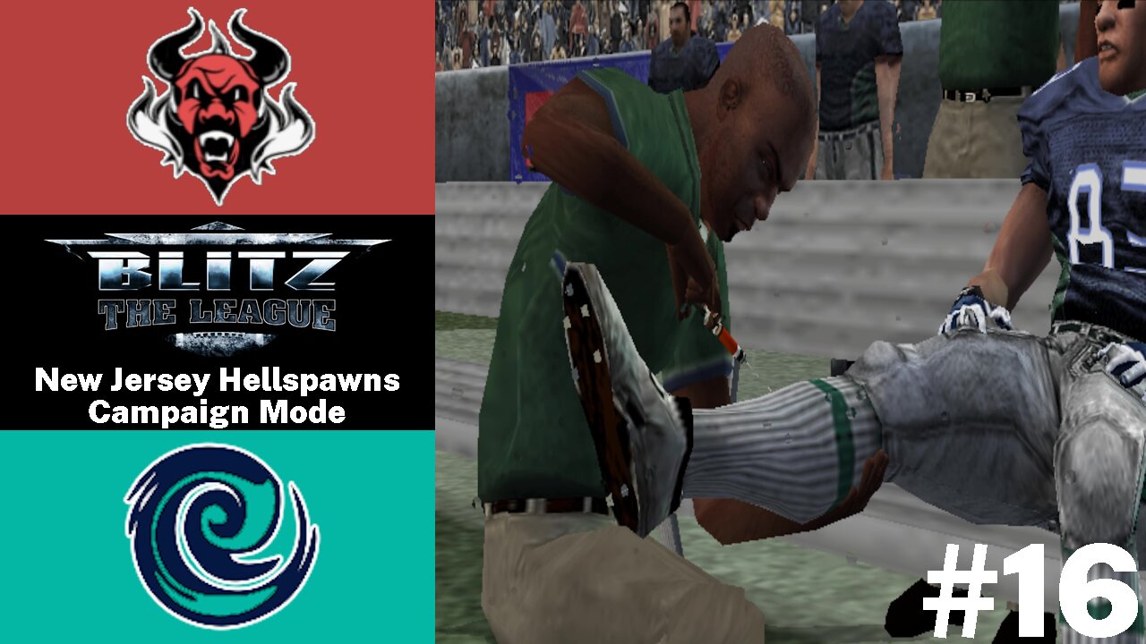 Blitz: The League | New Jersey Hellspawns Campaign Mode #16 | at San Diego Cyclones