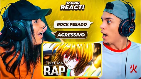 Rap do Kurapika (Hunter x Hunter) | Minhas Correntes | Enygma 91 | [React Rap Nerd] 🔥