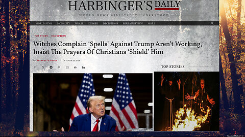 Witches Complain ‘Spells’ Against Trump Aren’t Working, The Prayers Of Christians ‘Shield’ Him!