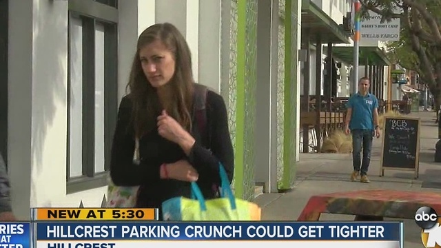 Hillcrest Parking crunch could get tighter