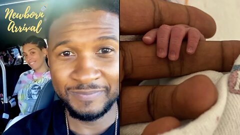 Usher Drives Daughter Sovereign Home For The 1st Time! 👶🏽