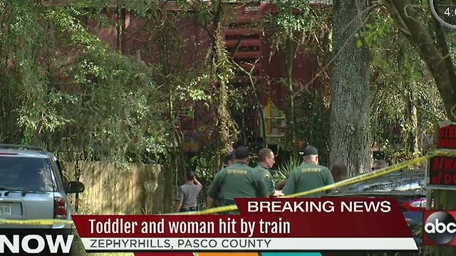 Two-year-old boy and woman hit by train in Zephyrhills