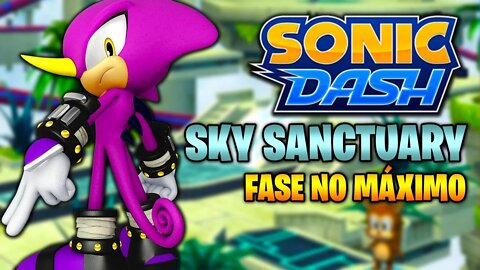 Sky Sanctuary do Sonic Dash upada no Máximo