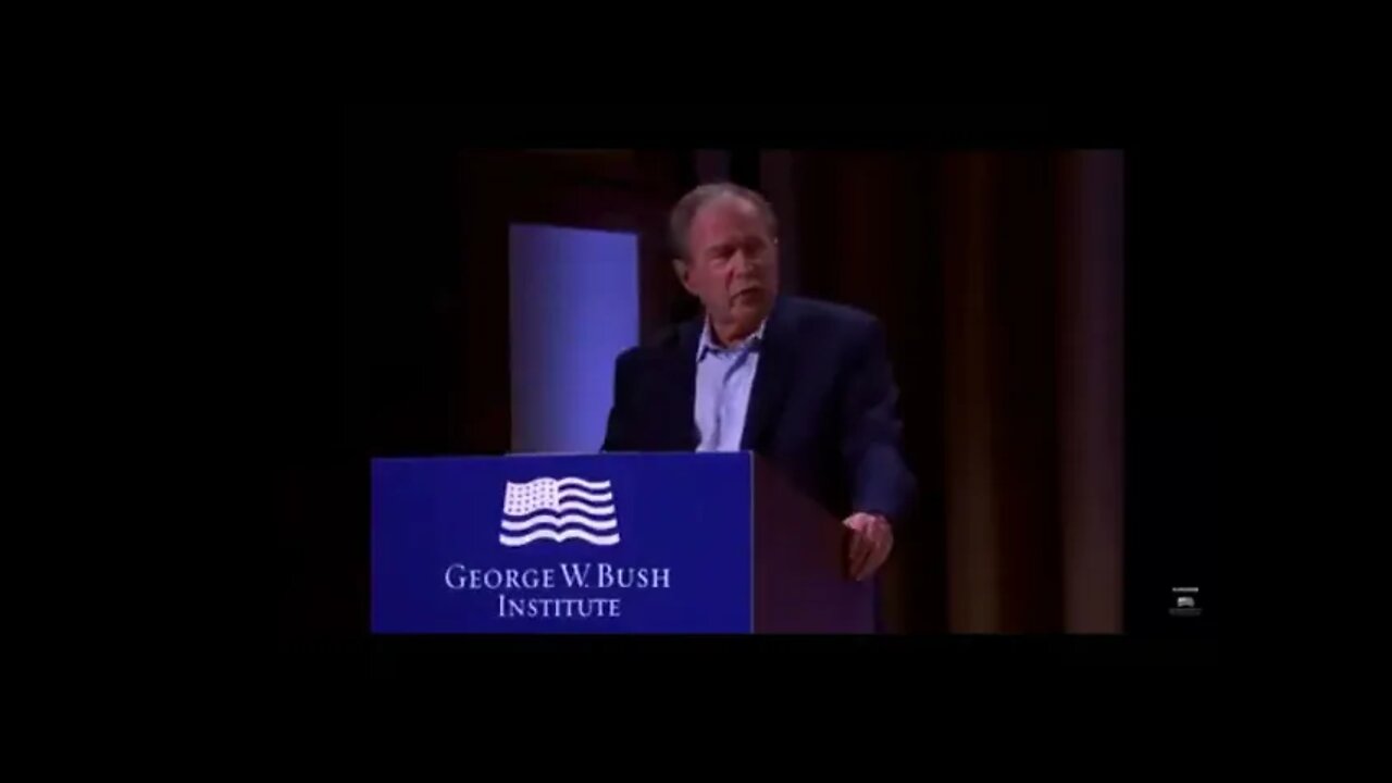 War Criminal 2.0: Bush Jr. Admits That Invading Iraq Was Unjustified and Compares it to Putin