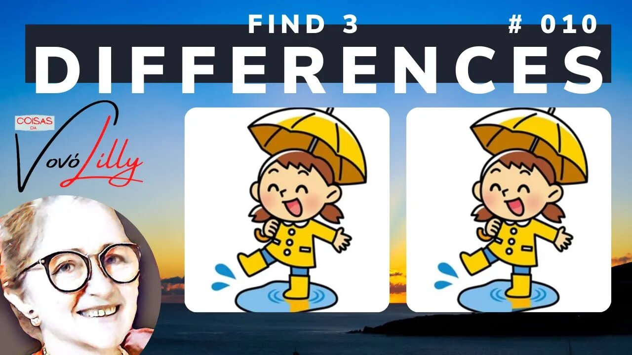 FIND THE THREE DIFFERENCES | # 010 | EXERCISE YOUR MEMORY