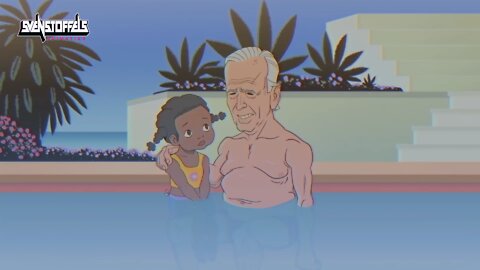 Animated Biden hairy legs speech