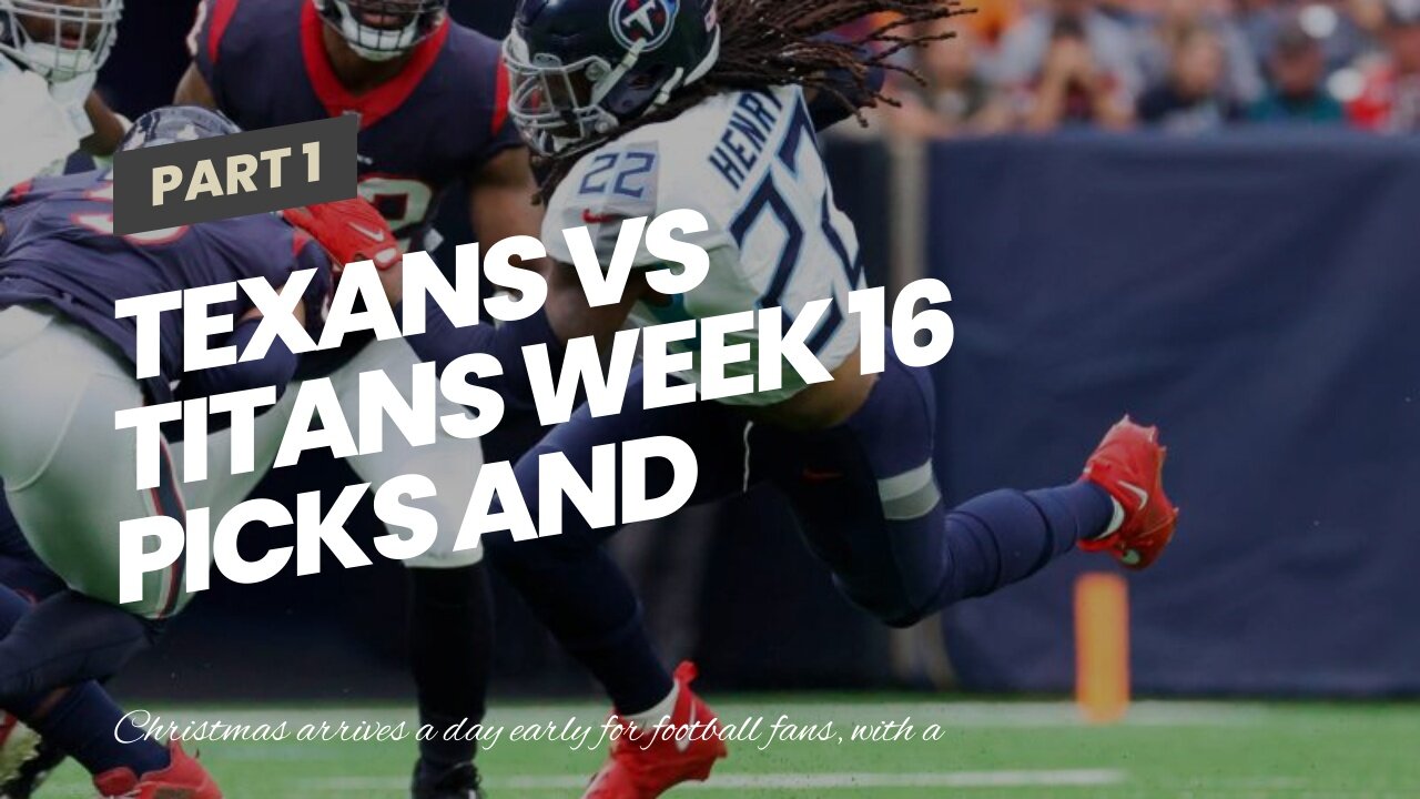 Texans vs Titans Week 16 Picks and Predictions: Henry Continues Dominance Against Houston