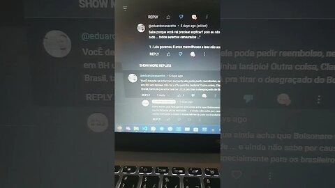 studio YouTube não mostra todos os comentários... chega num ponto que colapsa kkk