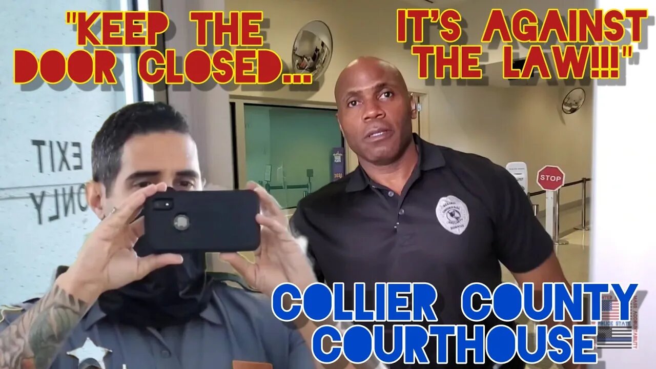 Sergeant Muniz Calls Me Out By Name. Tucks Tail. Intimidation Fail. Collier County Sheriff. Florida