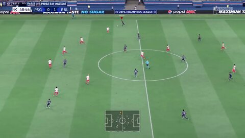Golaço de Mbappé no final do Jogo - Fifa 22 PSG 2 x 1 RBL