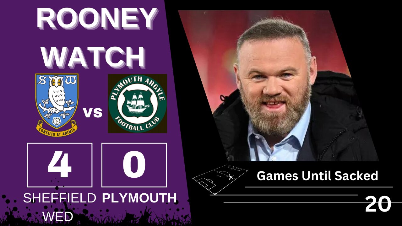 Rooney Watch Ep 1 : The Count Down To The Sack!