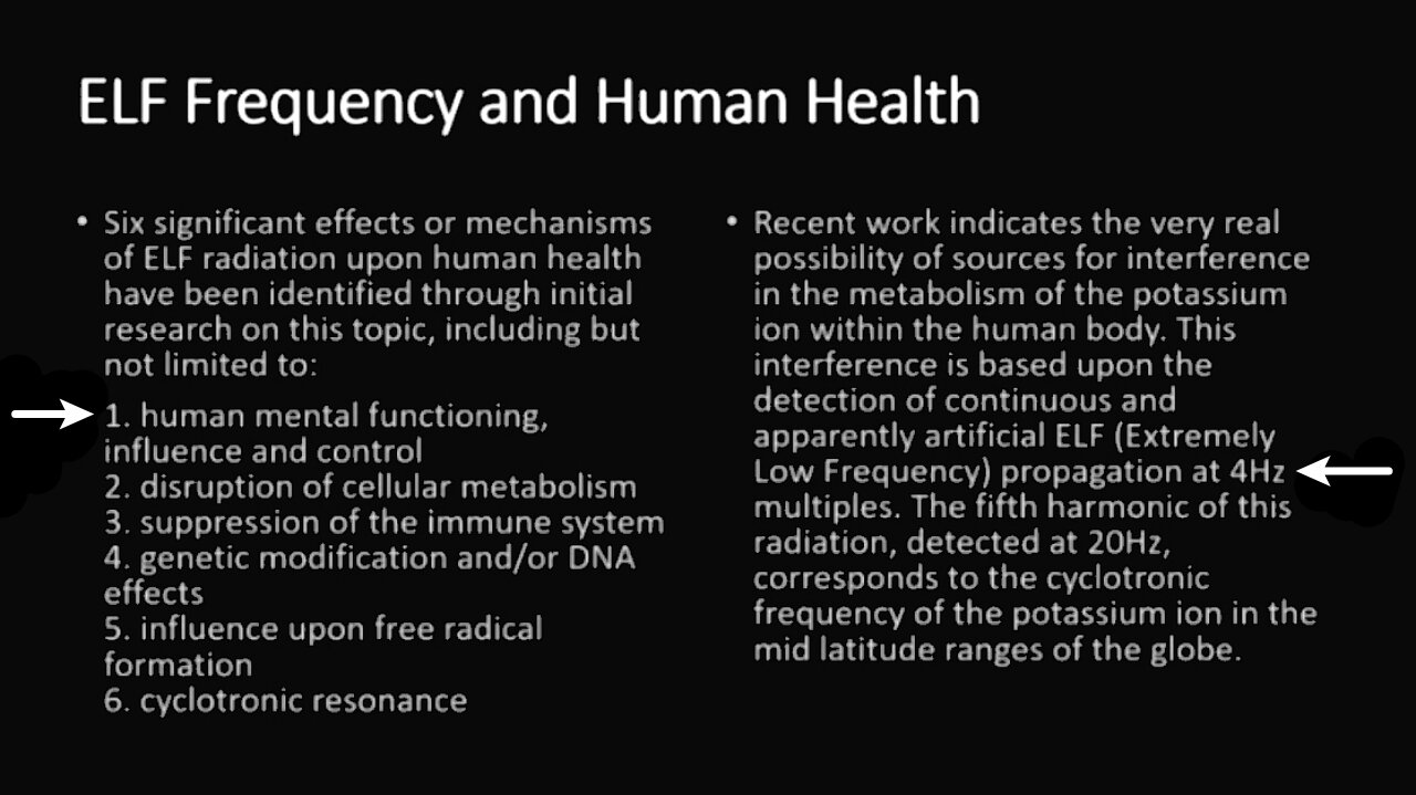 MIND CONTROL • EXTREMELY LOW FREQUENCY • ELF