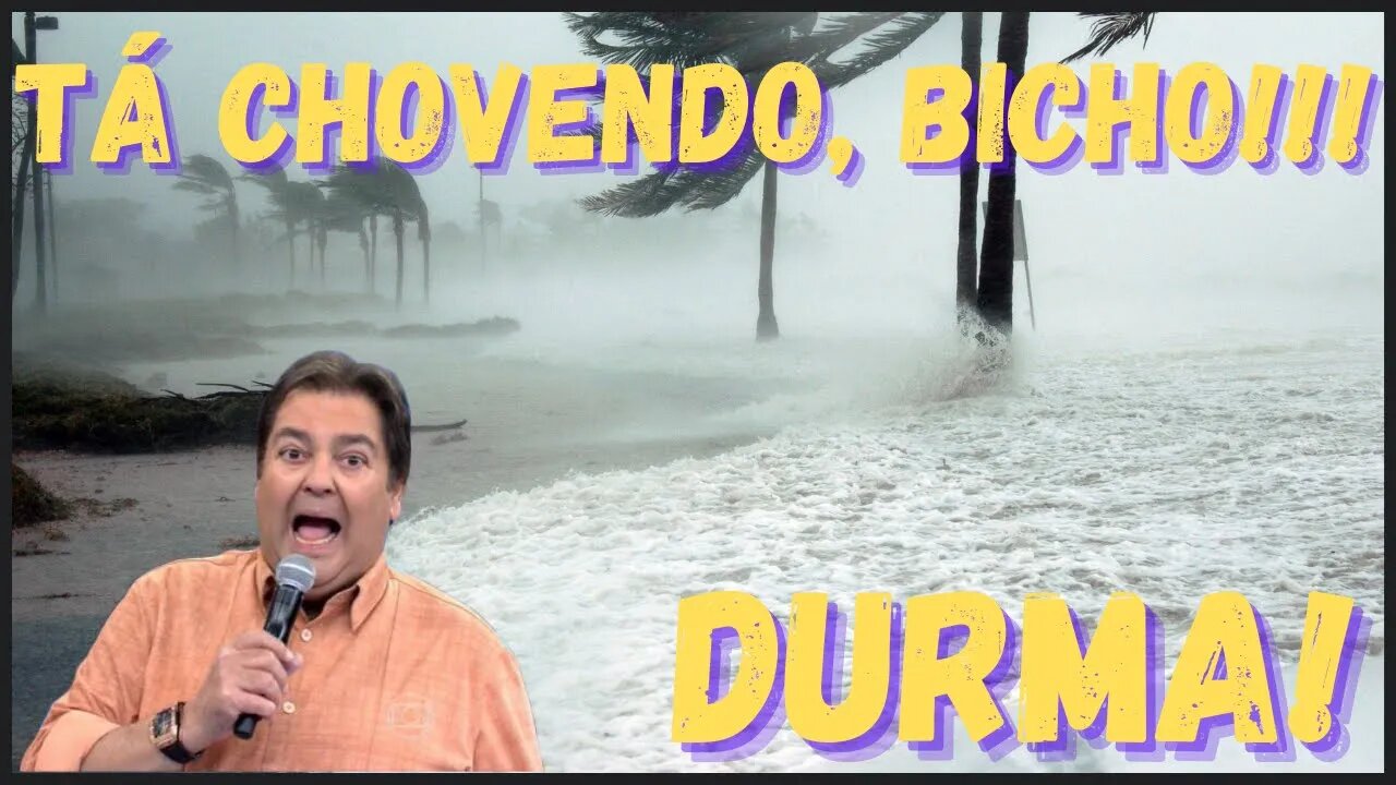 Eitaaa! Tá chovendo bichooo! Barulho de chuva Durma, descanse, medite, ore e estude!