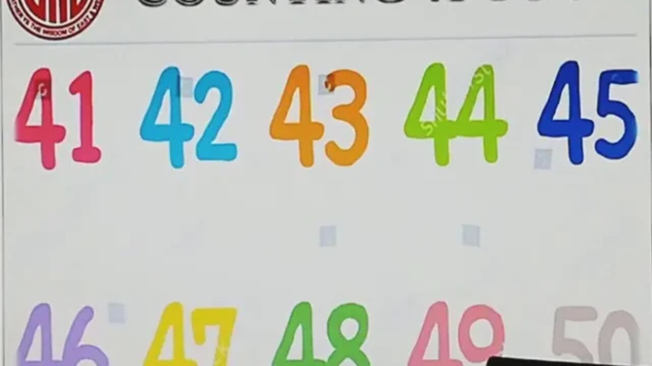 Nursery Maths Maths counting 41 50